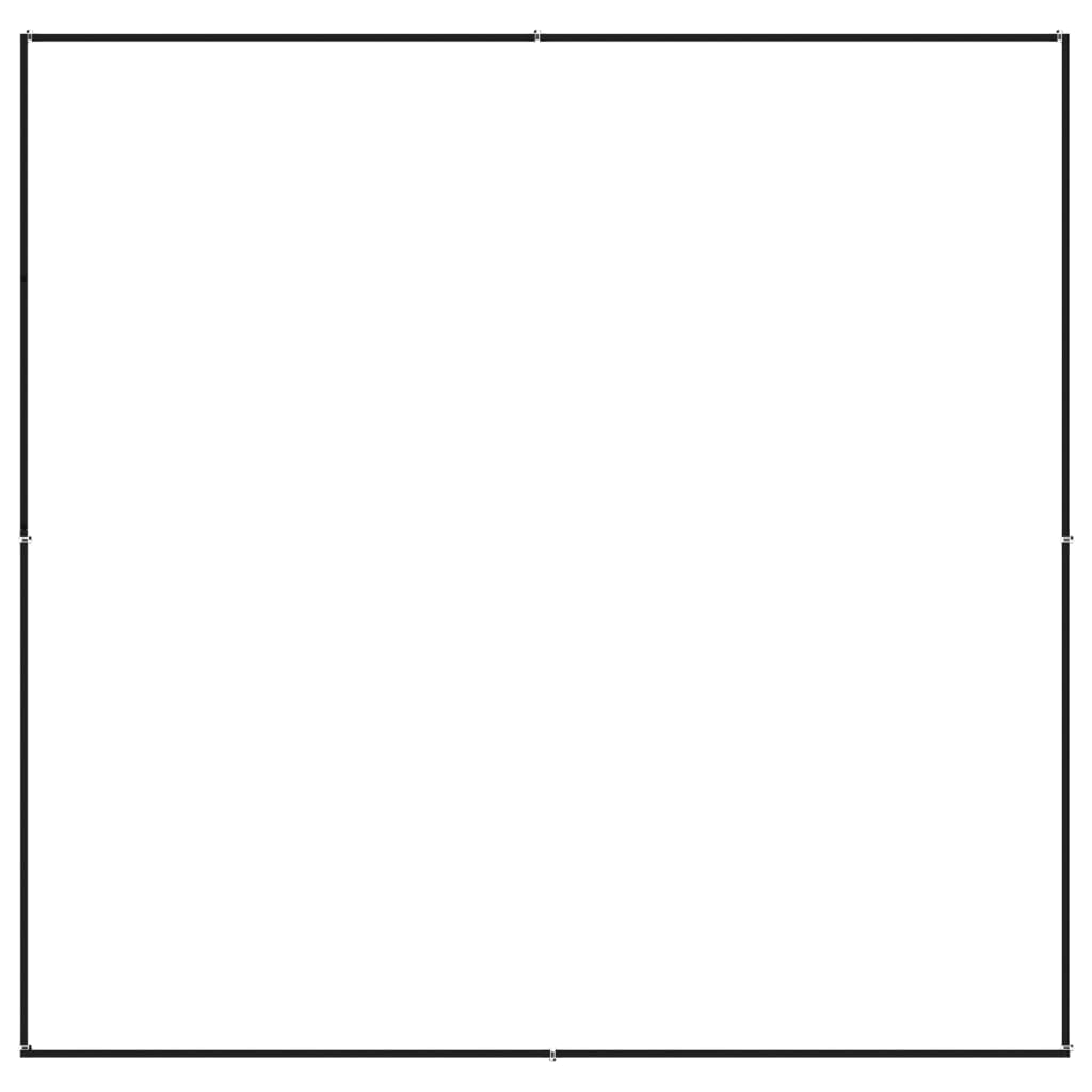 Hondenkennel 4 m² staal zwart