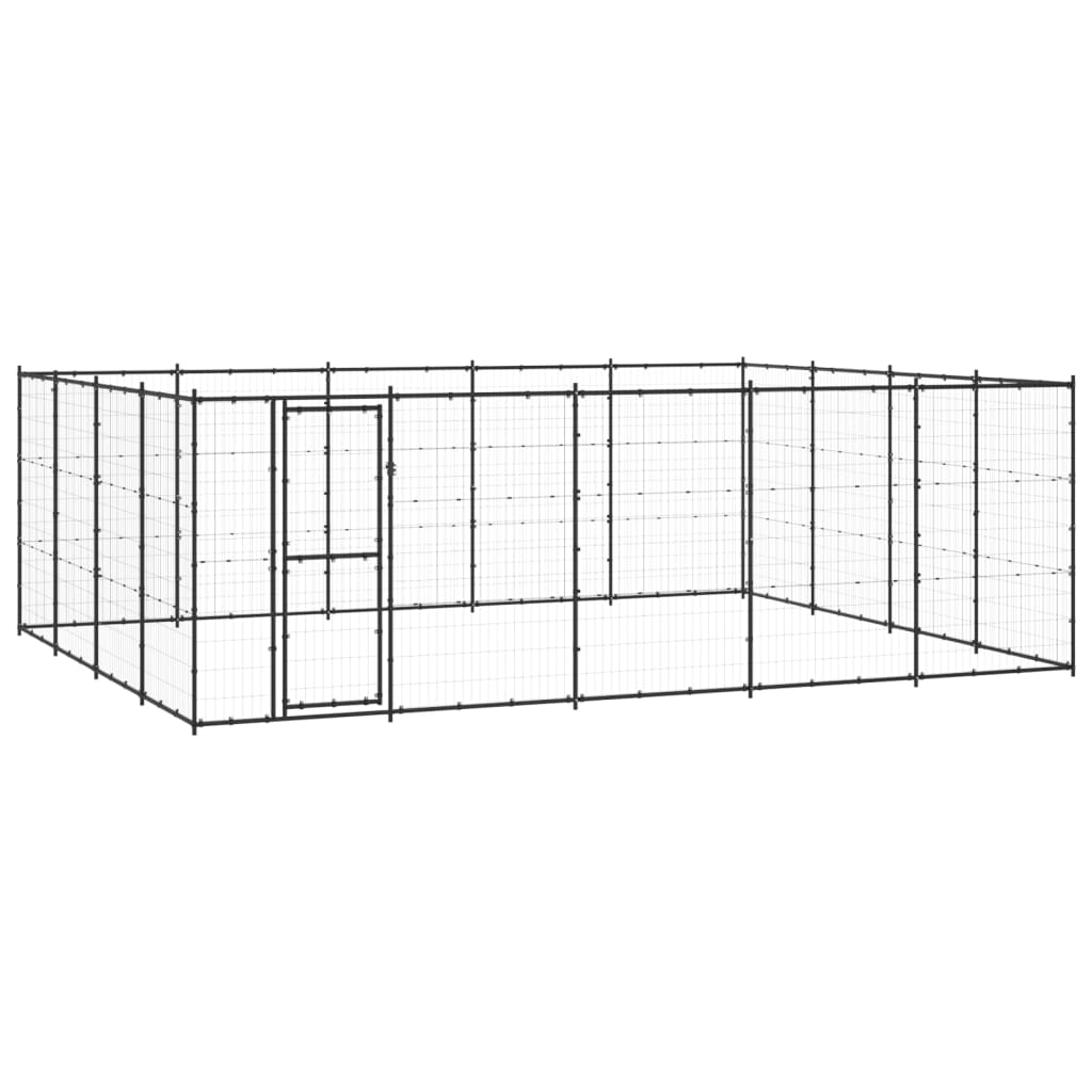 Hondenkennel 24,2 m² staal