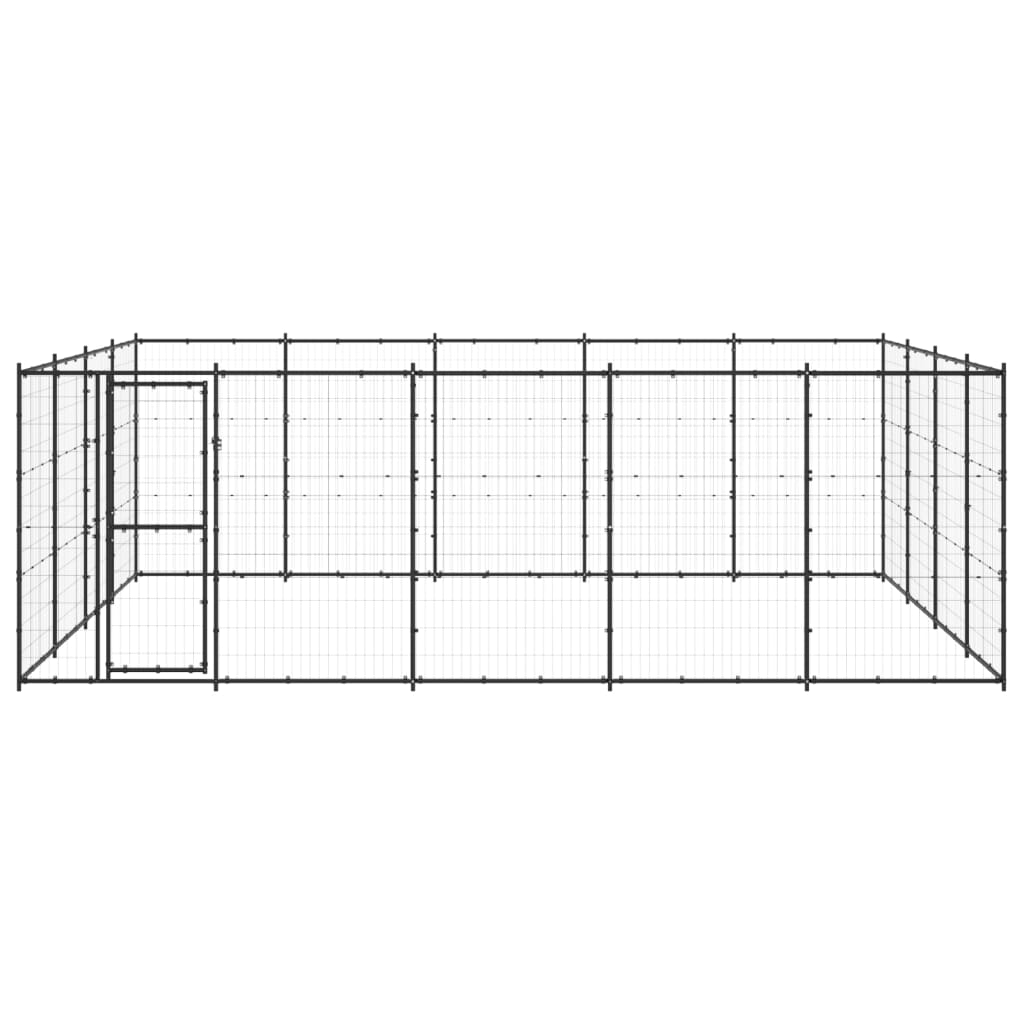 Hondenkennel 24,2 m² staal
