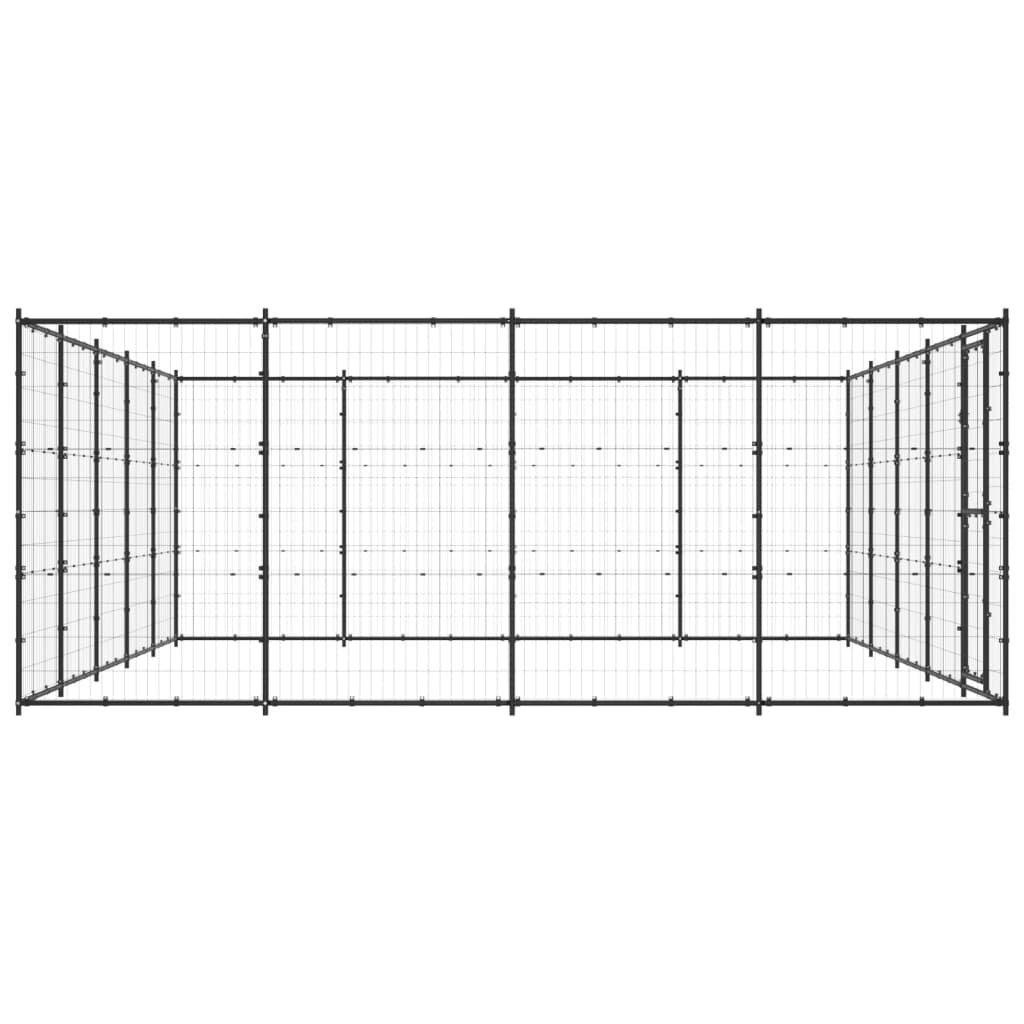 Hondenkennel 24,2 m² staal