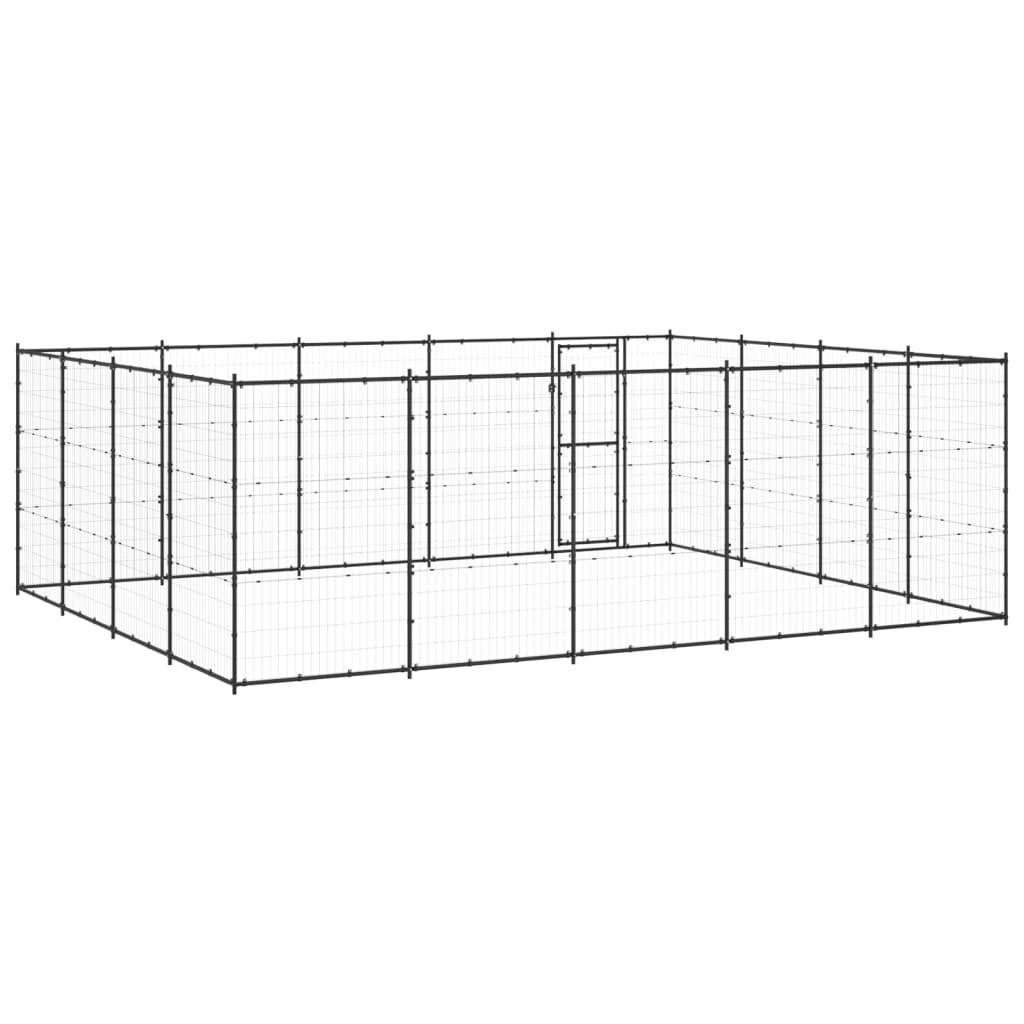 Hondenkennel 24,2 m² staal