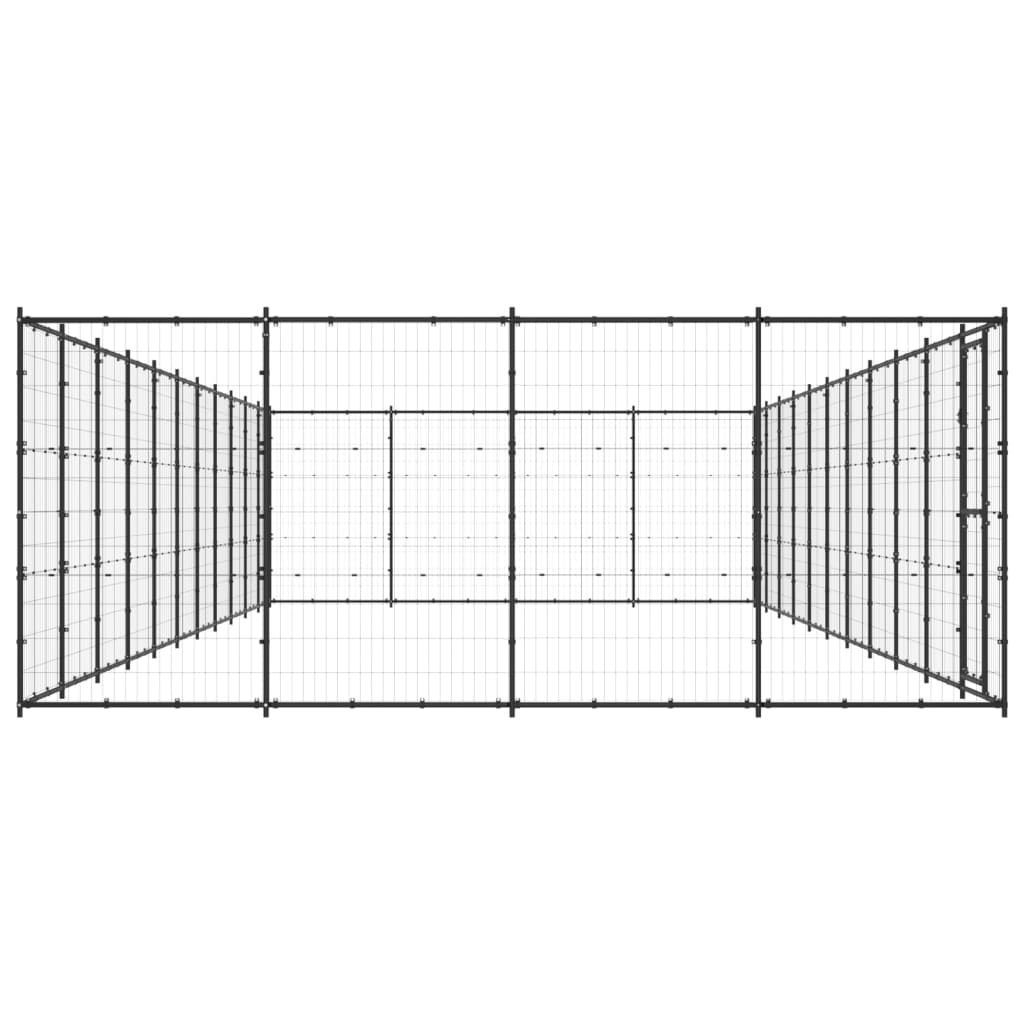 Hondenkennel 53,24 m² staal