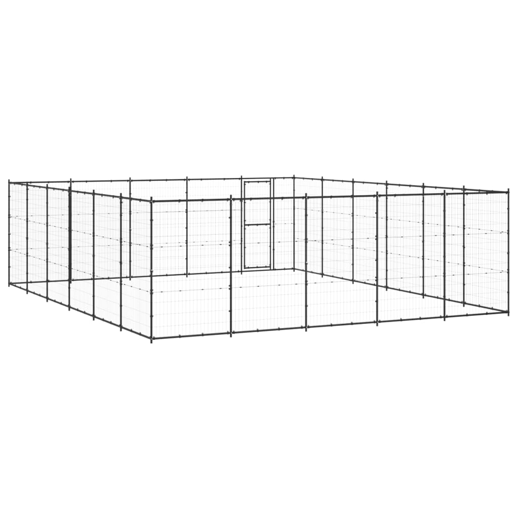 Hondenkennel 36,3 m² staal