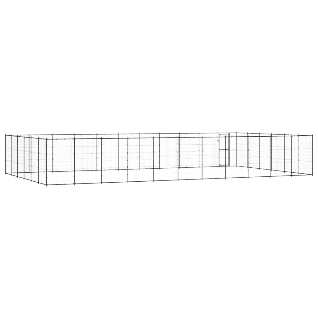 Hondenkennel 79,86 m² staal