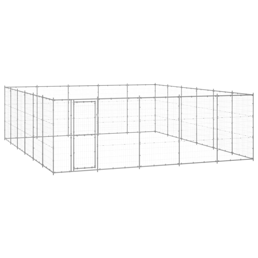 Hondenkennel 36,3 m² gegalvaniseerd staal