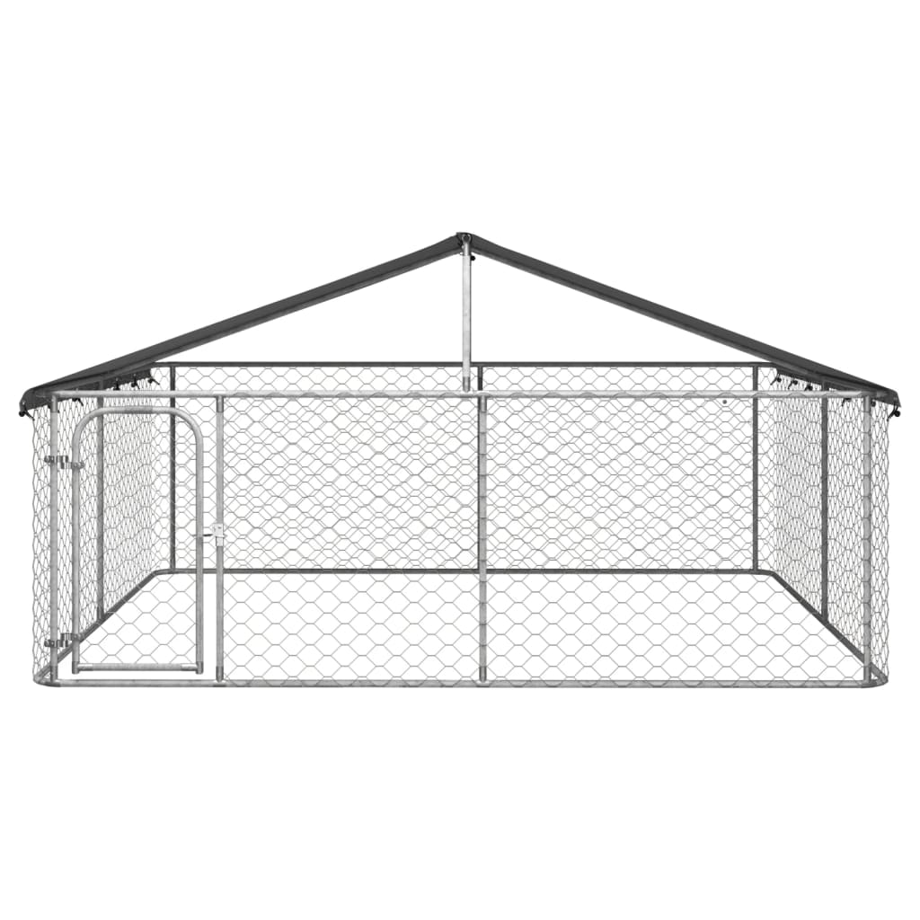 Hondenkennel met dak 300x300x150 cm