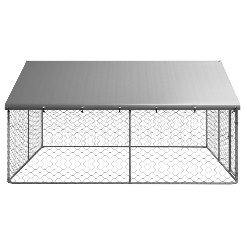 Hondenkennel met dak 300x300x150 cm