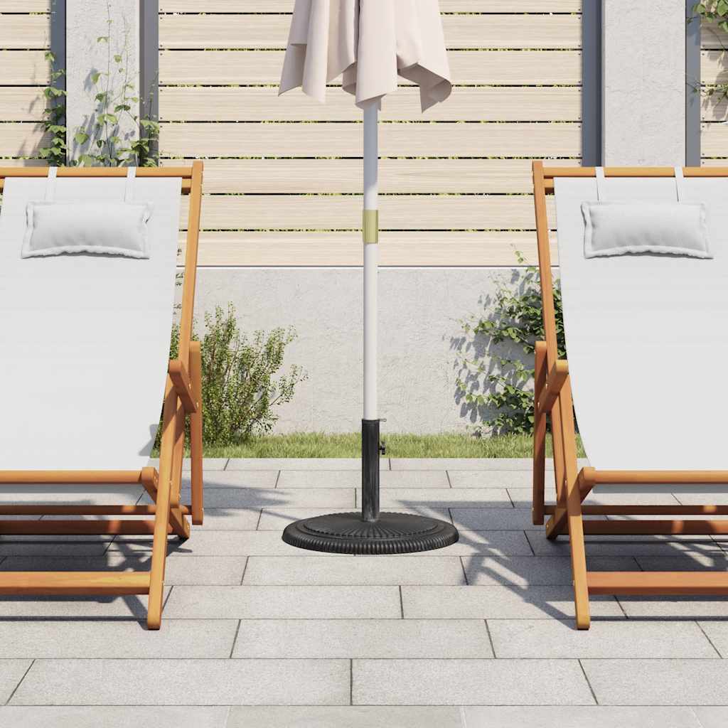 Parasolvoet 45x45x30 cm gietijzer zwart
