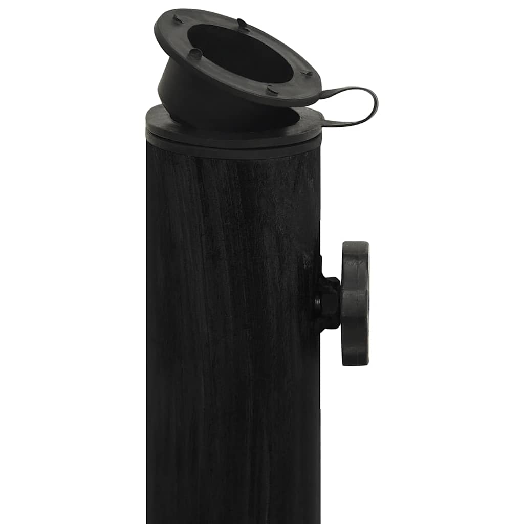Parasolvoet 45x45x30 cm gietijzer zwart
