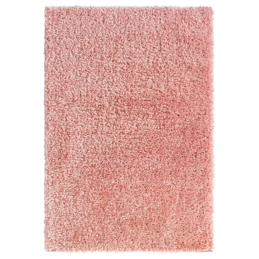 Vloerkleed Shaggy Hoogpolig 50 Mm 160X230 Cm Roze 160 x 230 cm