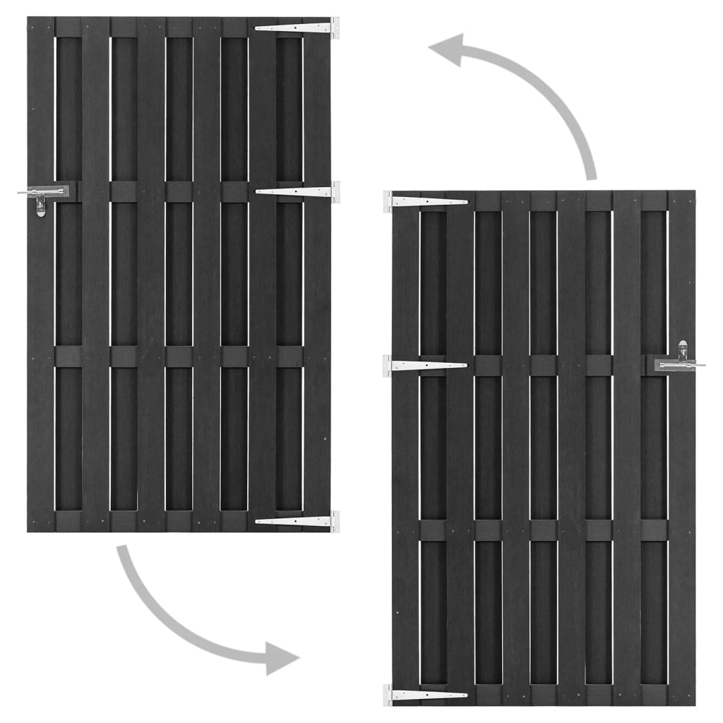 Poort 100X180 Cm Hkc Grijs 100 x 180 cm