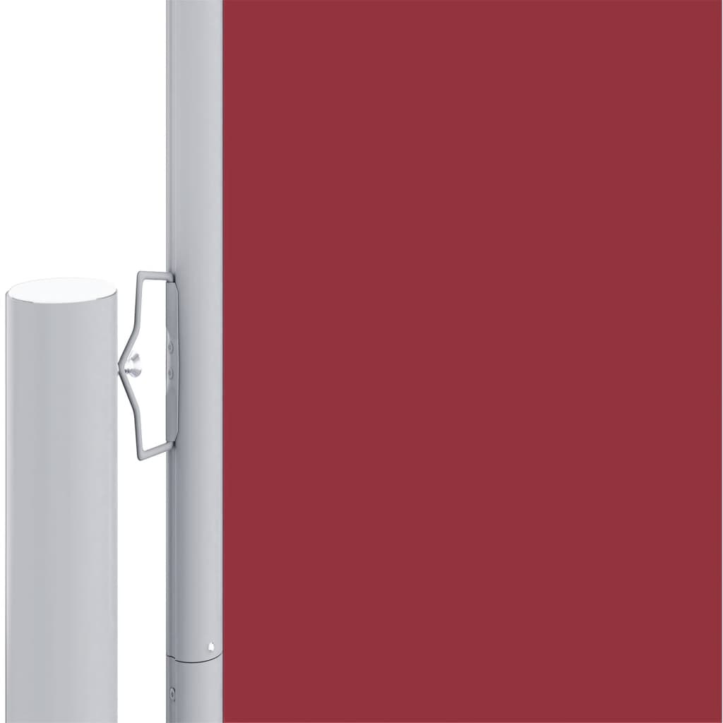 Windscherm Uittrekbaar Rood 180 x 600 cm