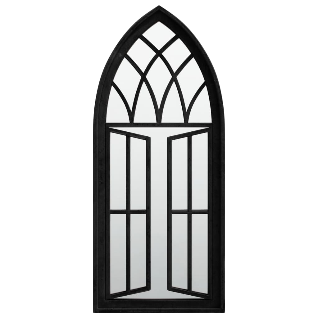 Spiegel 70x30 cm ijzer zwart