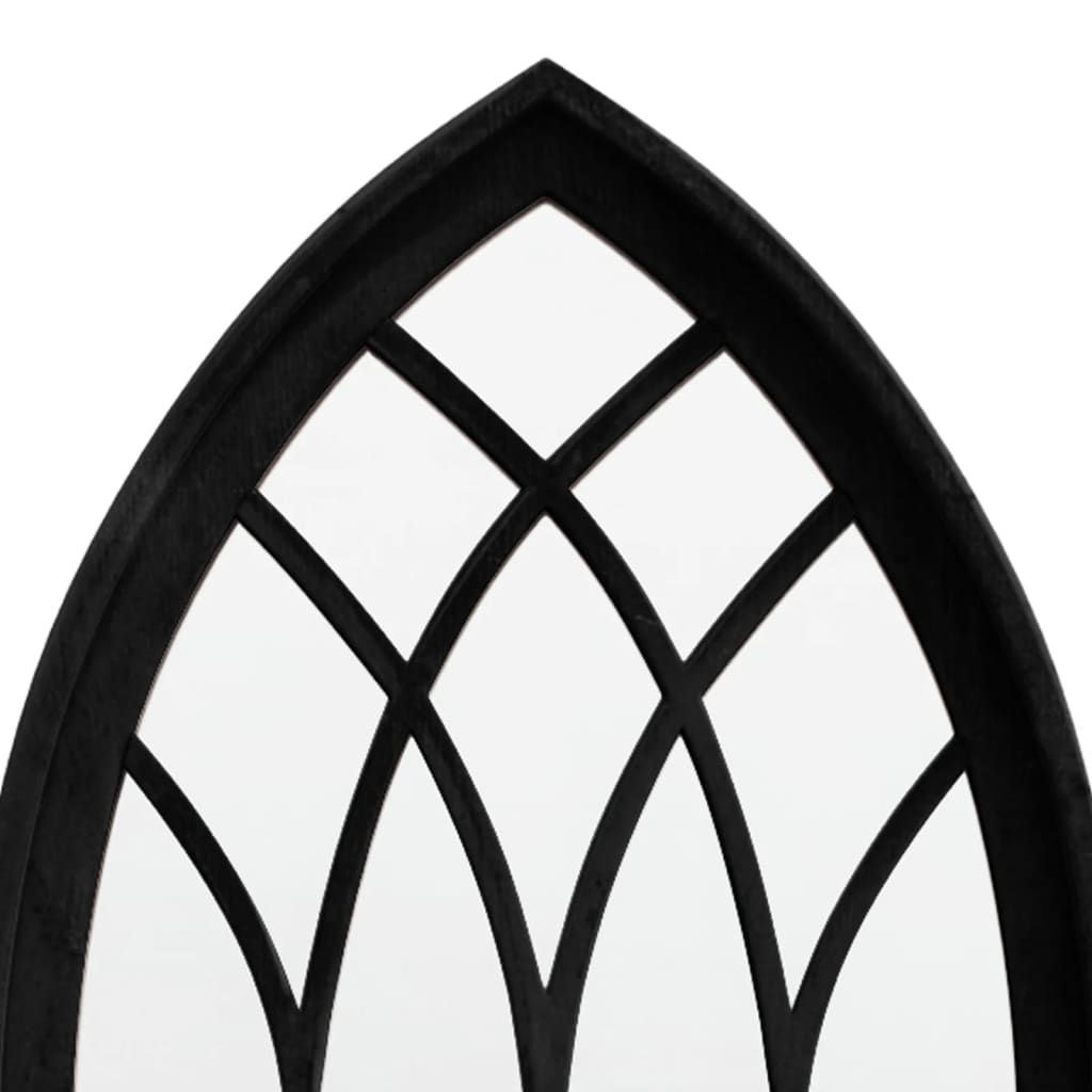 Spiegel 70x30 cm ijzer zwart