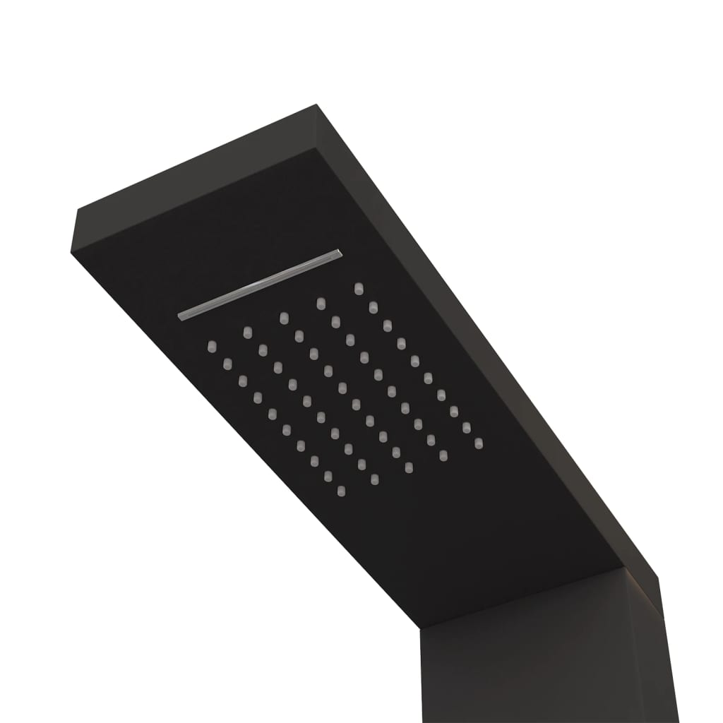 Douchepaneelsysteem aluminium zwart