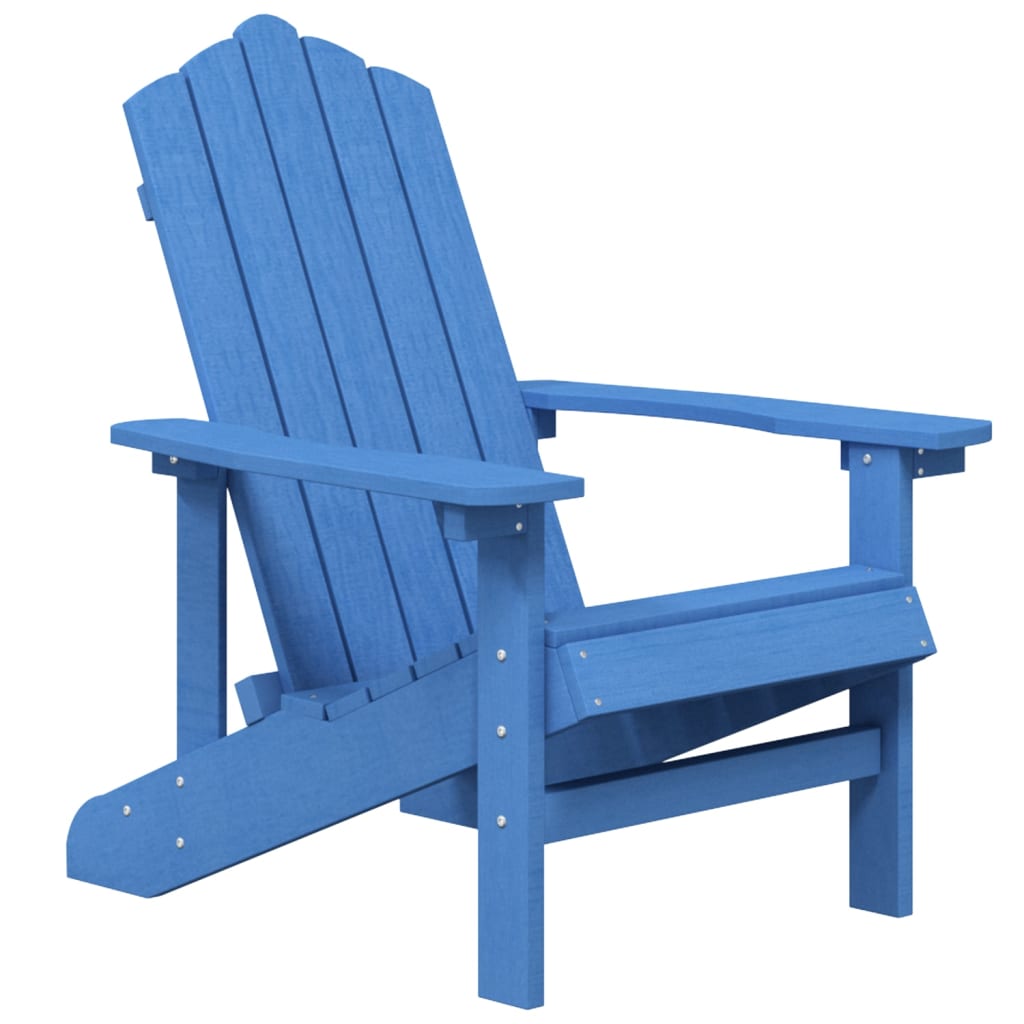 Tuinstoel Adirondack Hdpe Aquablauw 1 Waterblauw Fauteuil