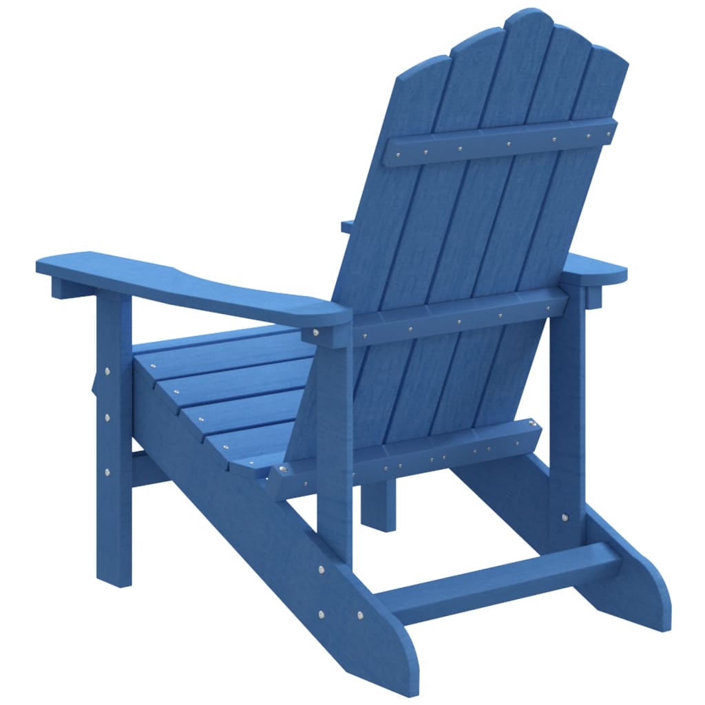 Tuinstoel Adirondack Hdpe Aquablauw 1 Waterblauw Fauteuil