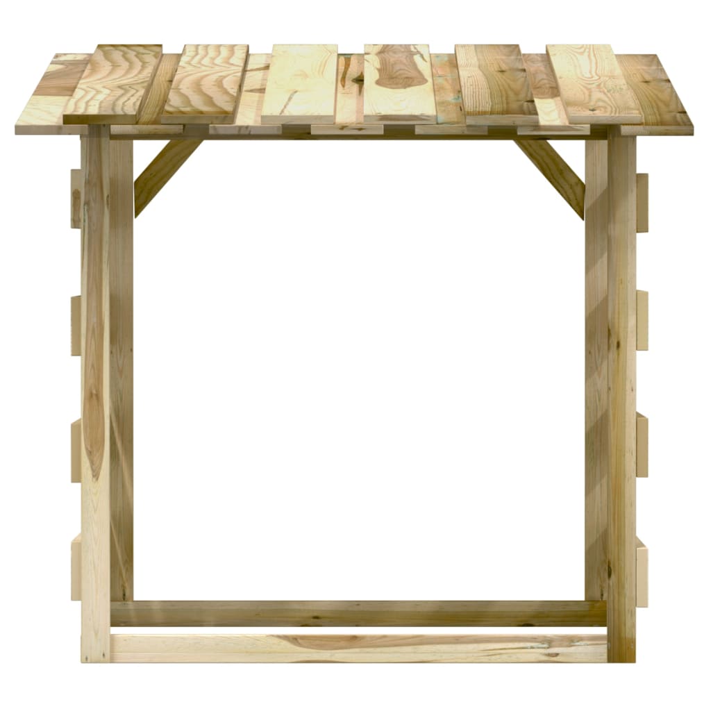 Pergola met dak 100x90x100 cm geïmpregneerd grenenhout