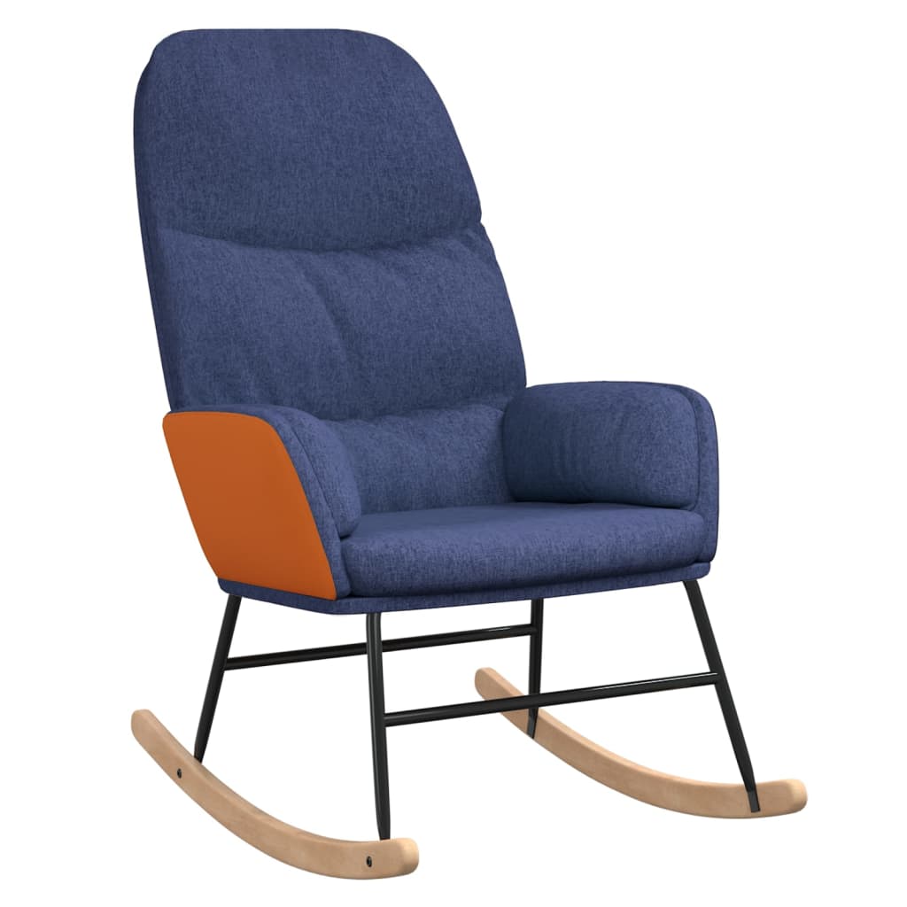 Schommelstoel Stof 1 Blauw