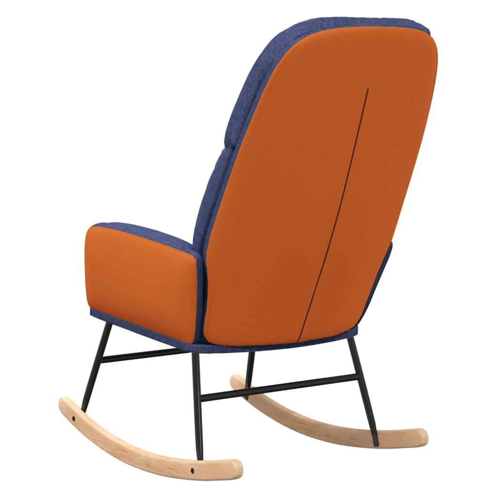 Schommelstoel Stof 1 Blauw
