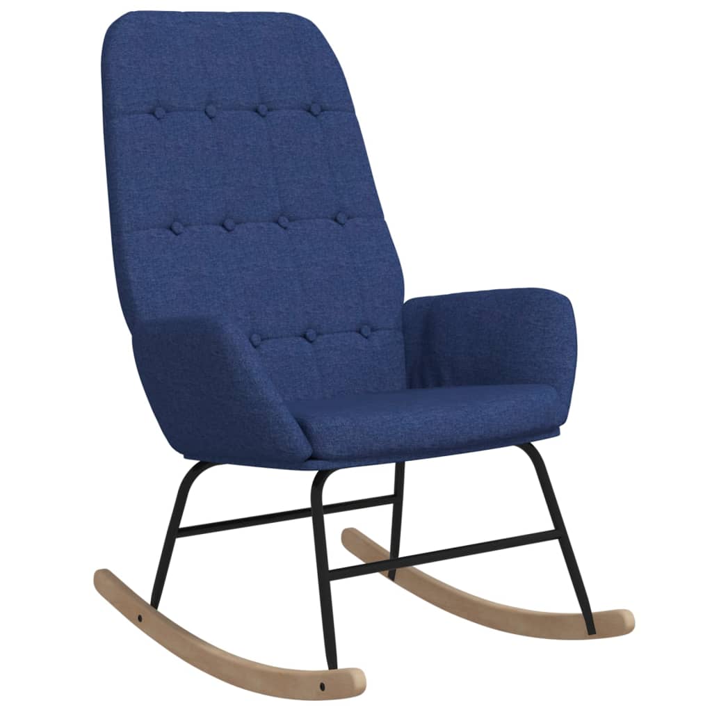 Schommelstoel Stof 1 Blauw