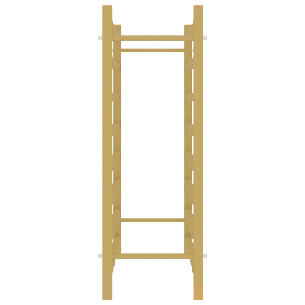 Wijnrek voor 48 flessen metaal goudkleurig