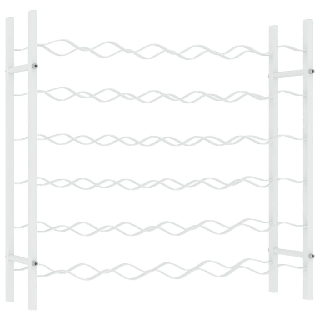 Wijnrek Voor 36 Flessen Metaal Wit 1