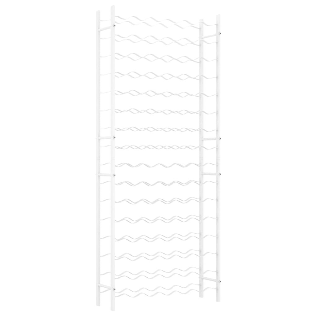 Wijnrek Voor 96 Flessen Metaal Wit 1