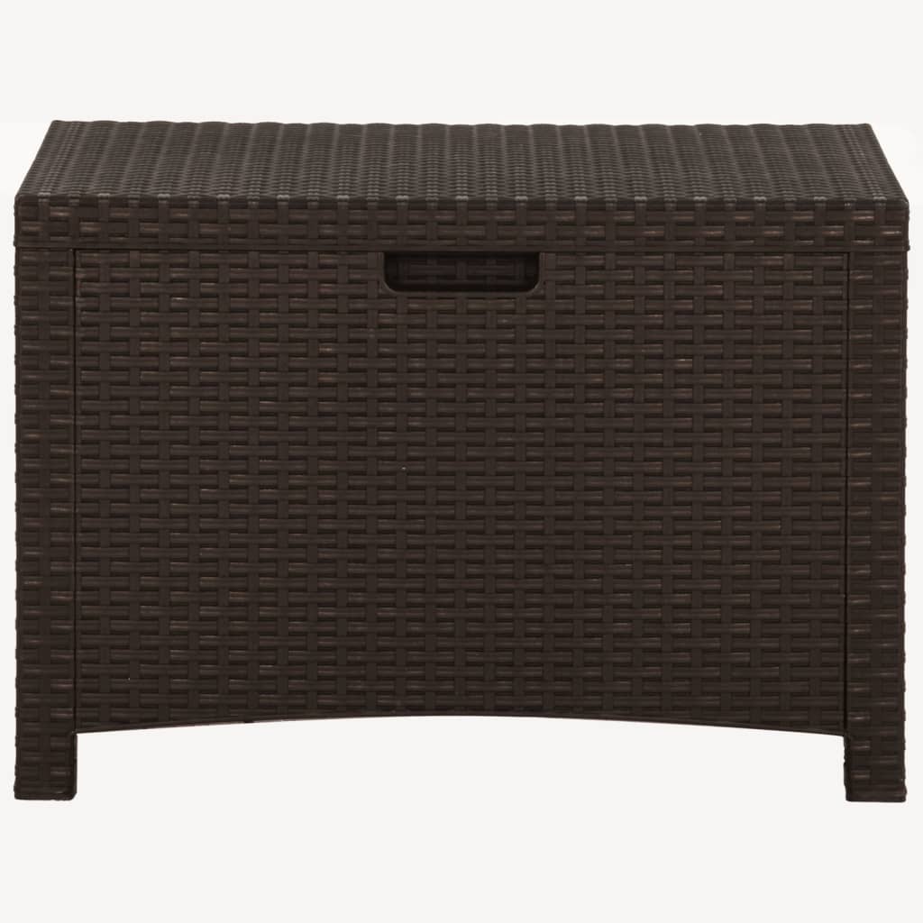 Tuinbox 60x54x41 cm PP rattan bruin