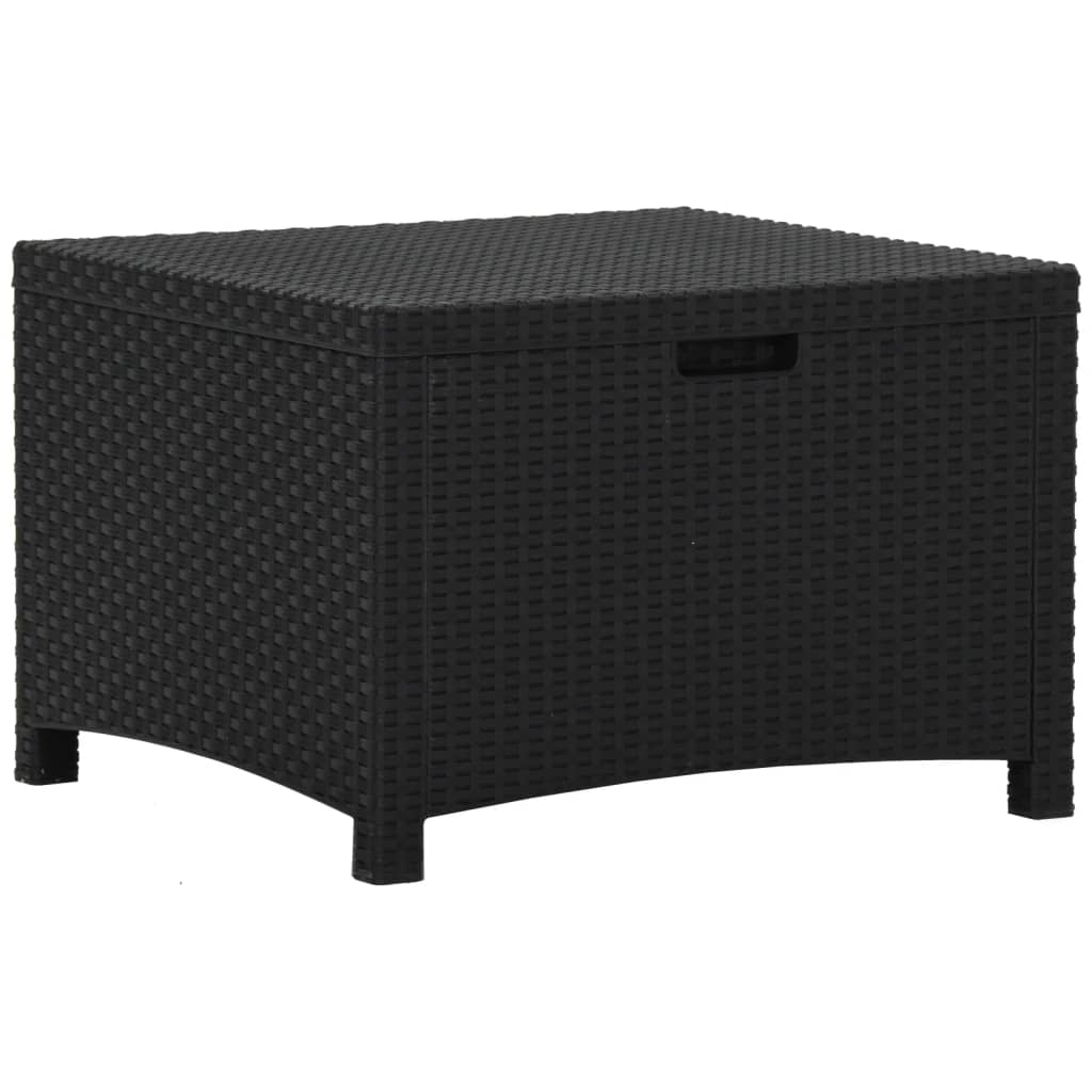 Tuinbox 60X54X41 Cm Pp Rattan Grafietkleurig 60 x 54 x 41 cm