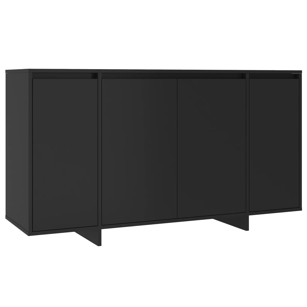 Dressoir 135X41X75 Cm Spaanplaat Zwart