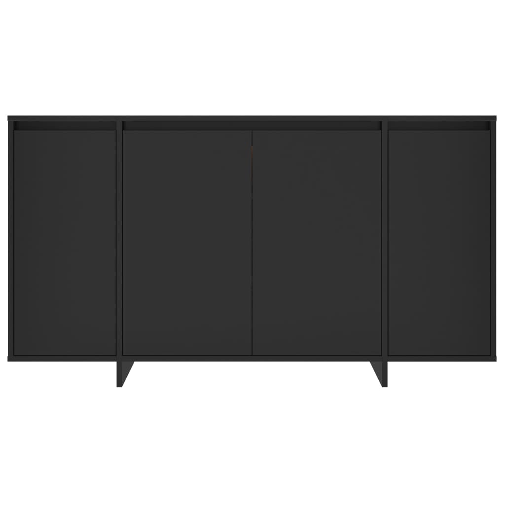 Dressoir 135X41X75 Cm Spaanplaat Zwart