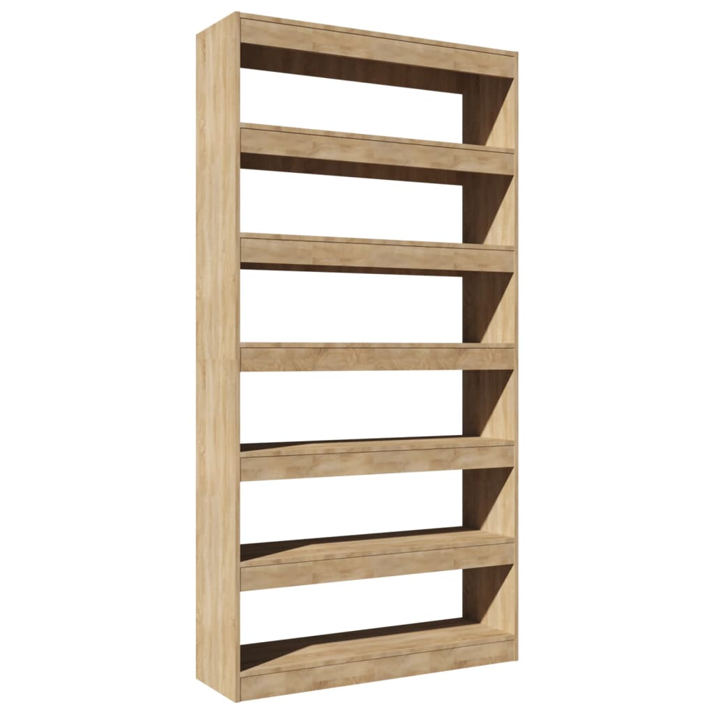 Boekenkast/Kamerscherm 00X30X98 Cm Bewerkt Hout Sonoma Eiken Bruin