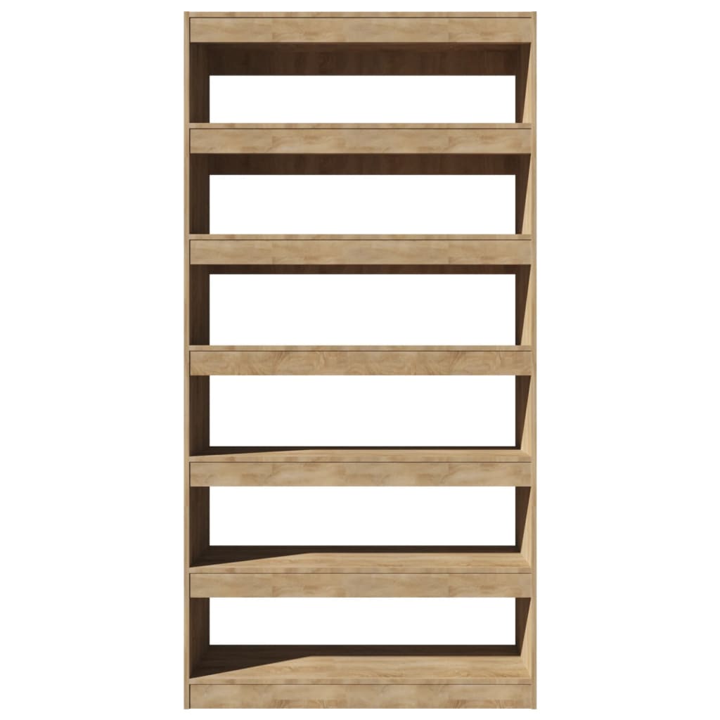 Boekenkast/Kamerscherm 00X30X98 Cm Bewerkt Hout Sonoma Eiken Bruin