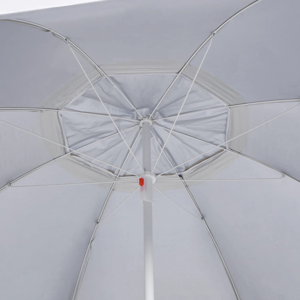 Strandparasol Met Zijwanden 215 Cm Zandkleurig