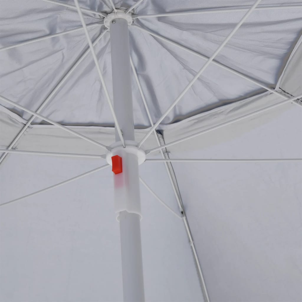 Strandparasol Met Zijwanden 215 Cm Zandkleurig