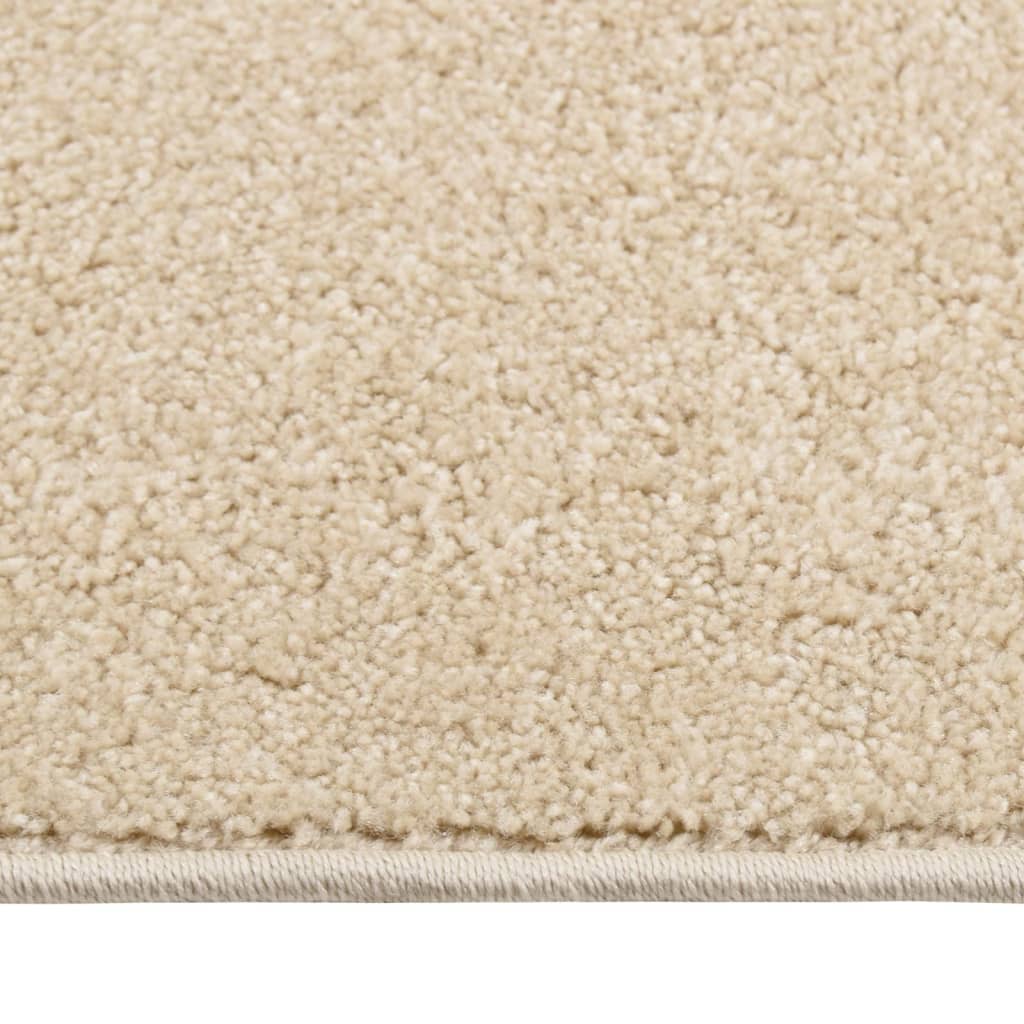 Vloerkleed Kortpolig 120X170 Cm Beige 120 x 170 cm