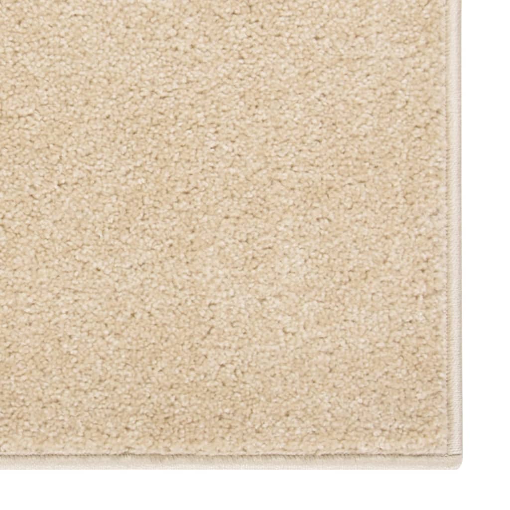 Vloerkleed Kortpolig 120X170 Cm Beige 120 x 170 cm