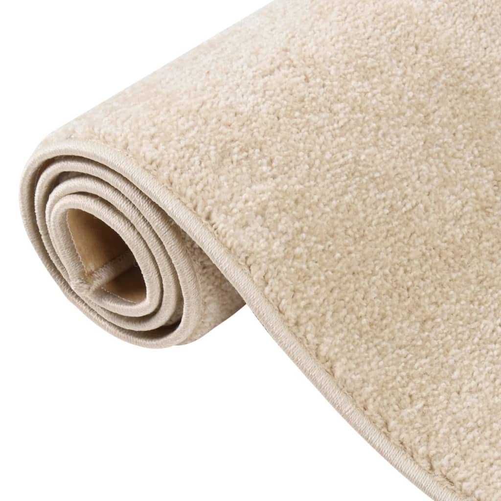 Vloerkleed Kortpolig 120X170 Cm Beige 120 x 170 cm