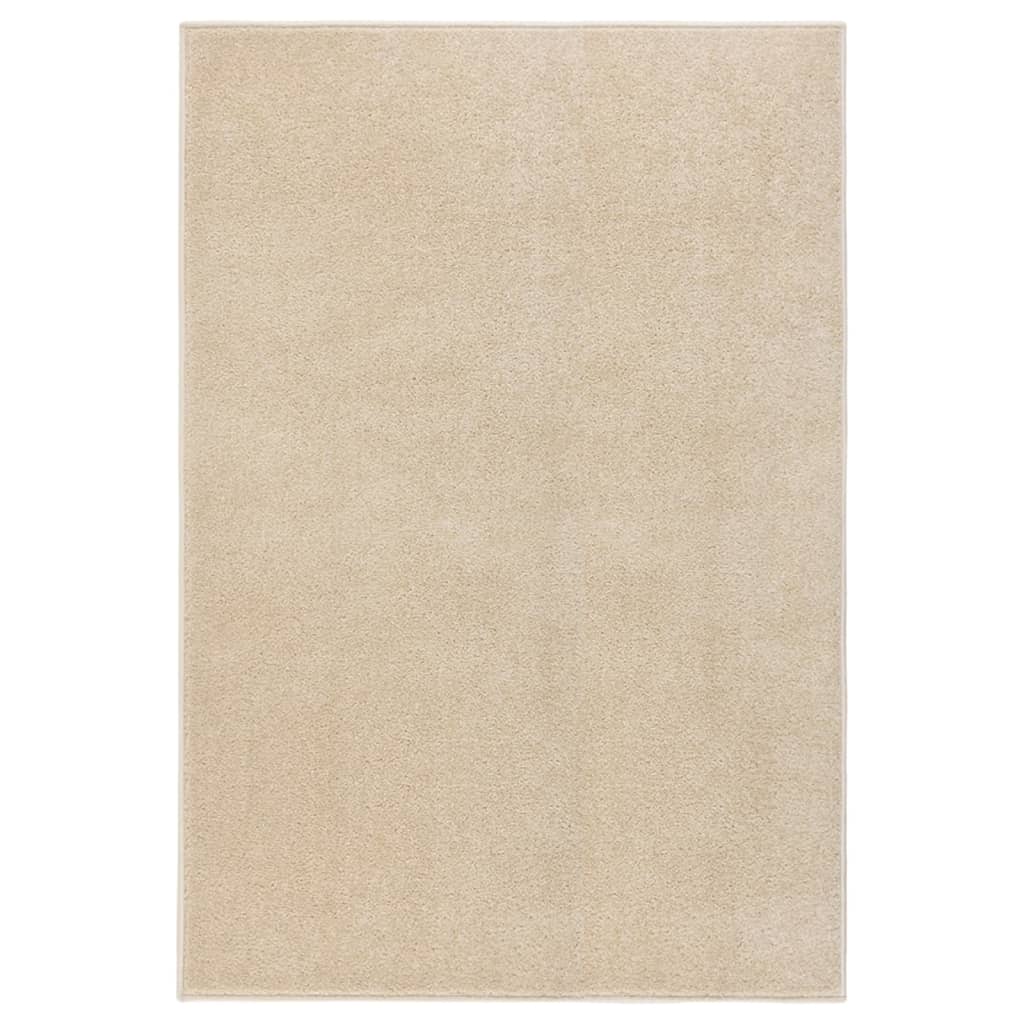 Vloerkleed Kortpolig 160X230 Cm Beige 160 x 230 cm