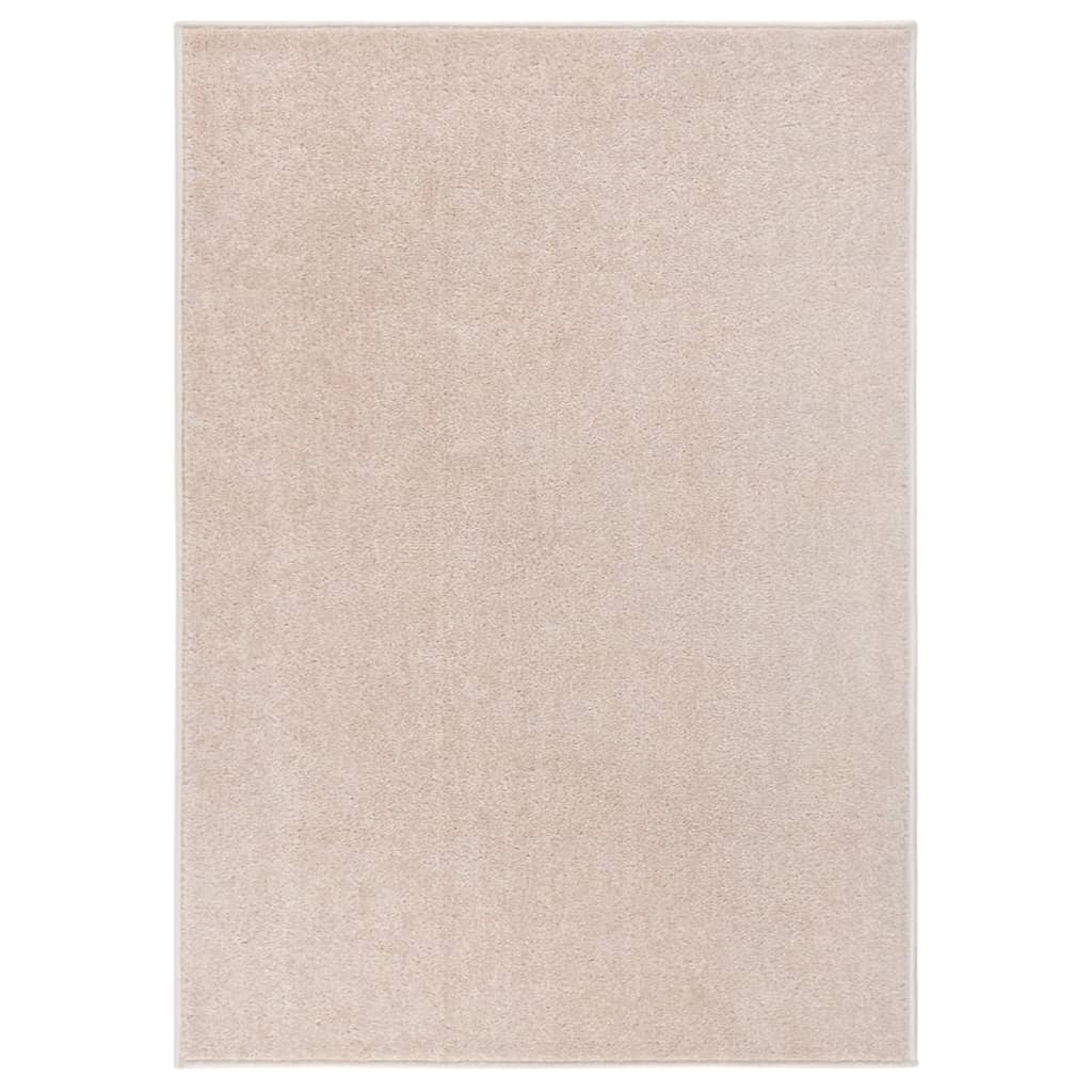 Vloerkleed Kortpolig 240X340 Cm Donkerbeige 240 x 340 cm