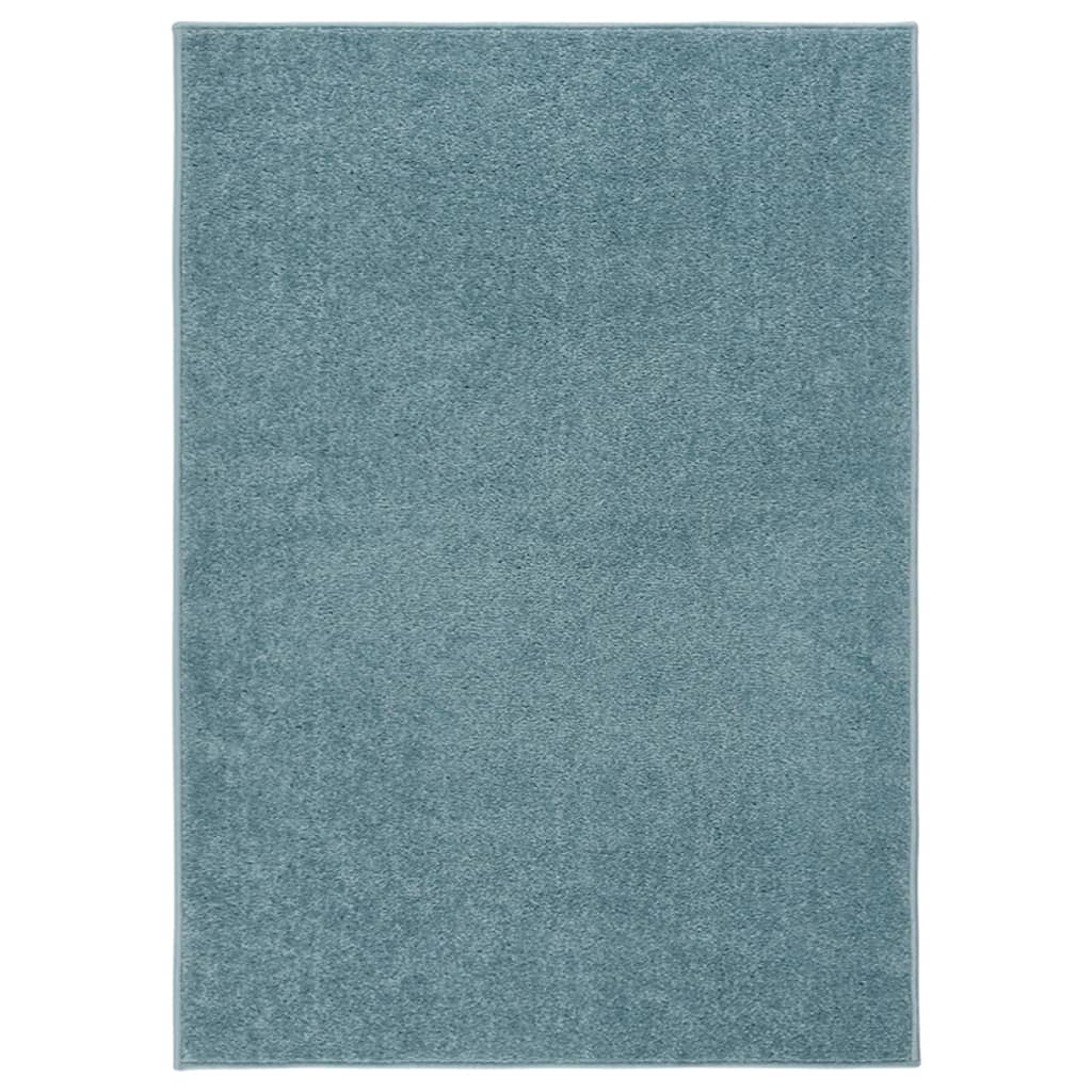 Vloerkleed Kortpolig 120X170 Cm Blauw 120 x 170 cm