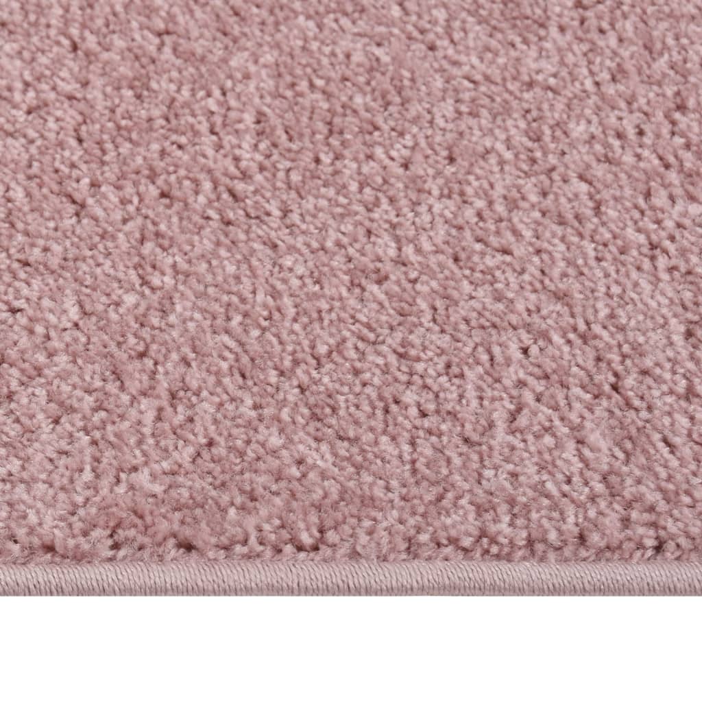 Vloerkleed Kortpolig 160X230 Cm Roze 160 x 230 cm