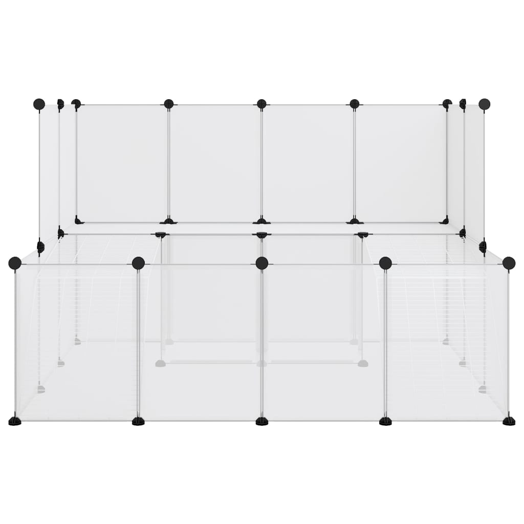 Dierenhok Klein 143X107X93 Cm Polypropeen En Staal Transparant Doorzichtig