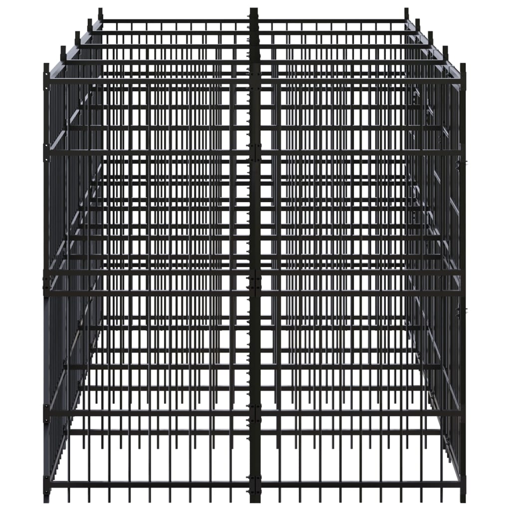 Hondenkennel 7,37 m² staal