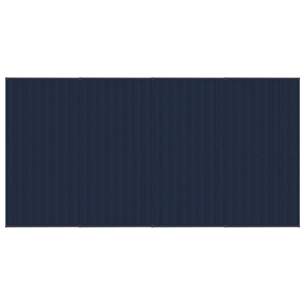 Hondenkennel met dak 7,37 m² staal