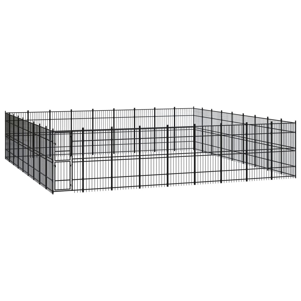 Hondenkennel 74,65 M² Staal 864 x 864 x 200 cm