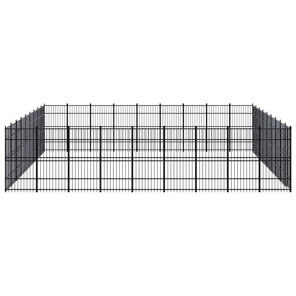 Hondenkennel 74,65 M² Staal 864 x 864 x 200 cm