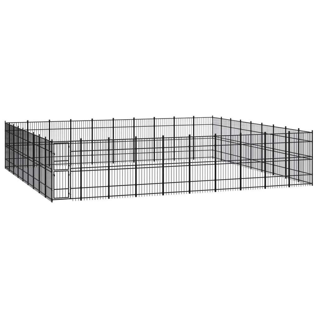 Hondenkennel 82,94 M² Staal 960 x 864 x 200 cm