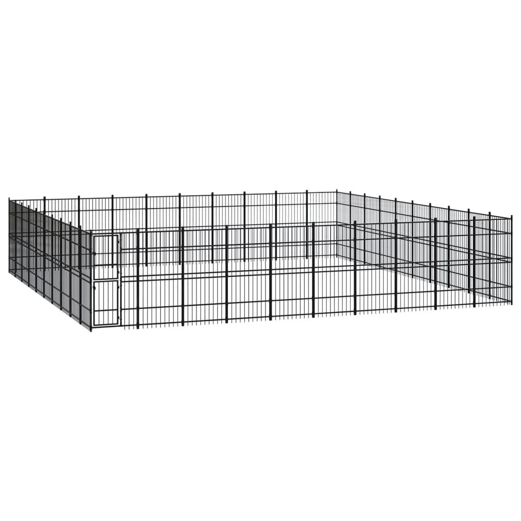 Hondenkennel 92,16 M² Staal 960 x 960 x 200 cm